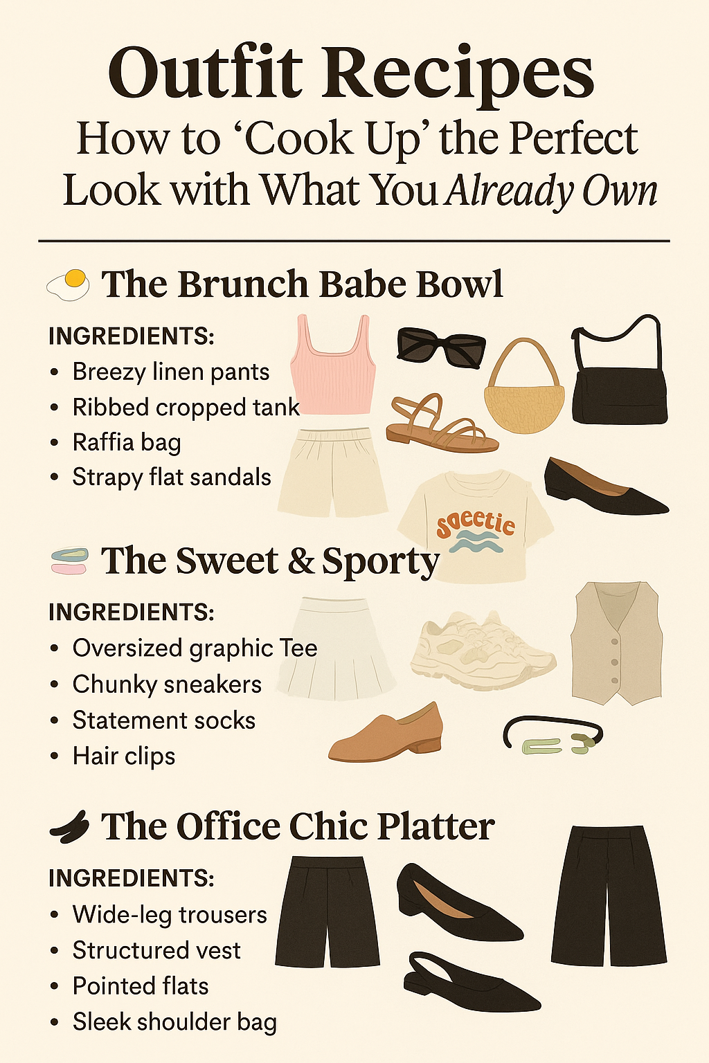 Outfit Recipes: How to ‘Cook Up’ the Perfect Look with What You Already Own